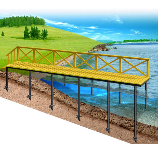 <p>Винтовые сваи для пирсов<br />
и причалов в Химках</p>
