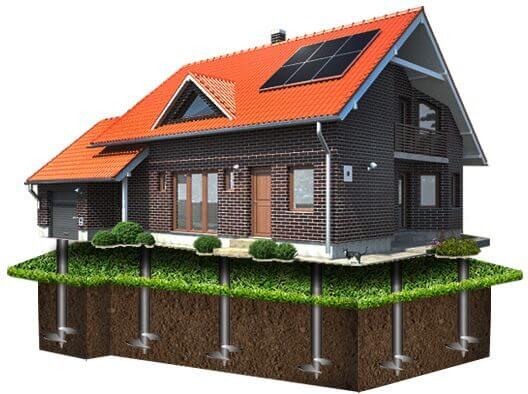 <p>Винтовые сваи для кирпичного дома в Подольске</p>
