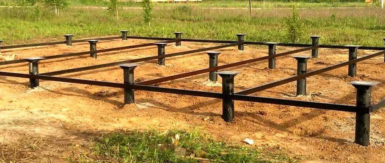 Расстояние между сваями в винтовом фундаменте