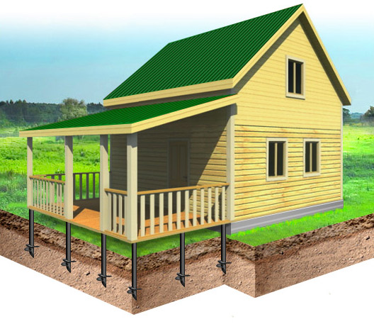 <p>Винтовые сваи для террасы в Реутове</p>
