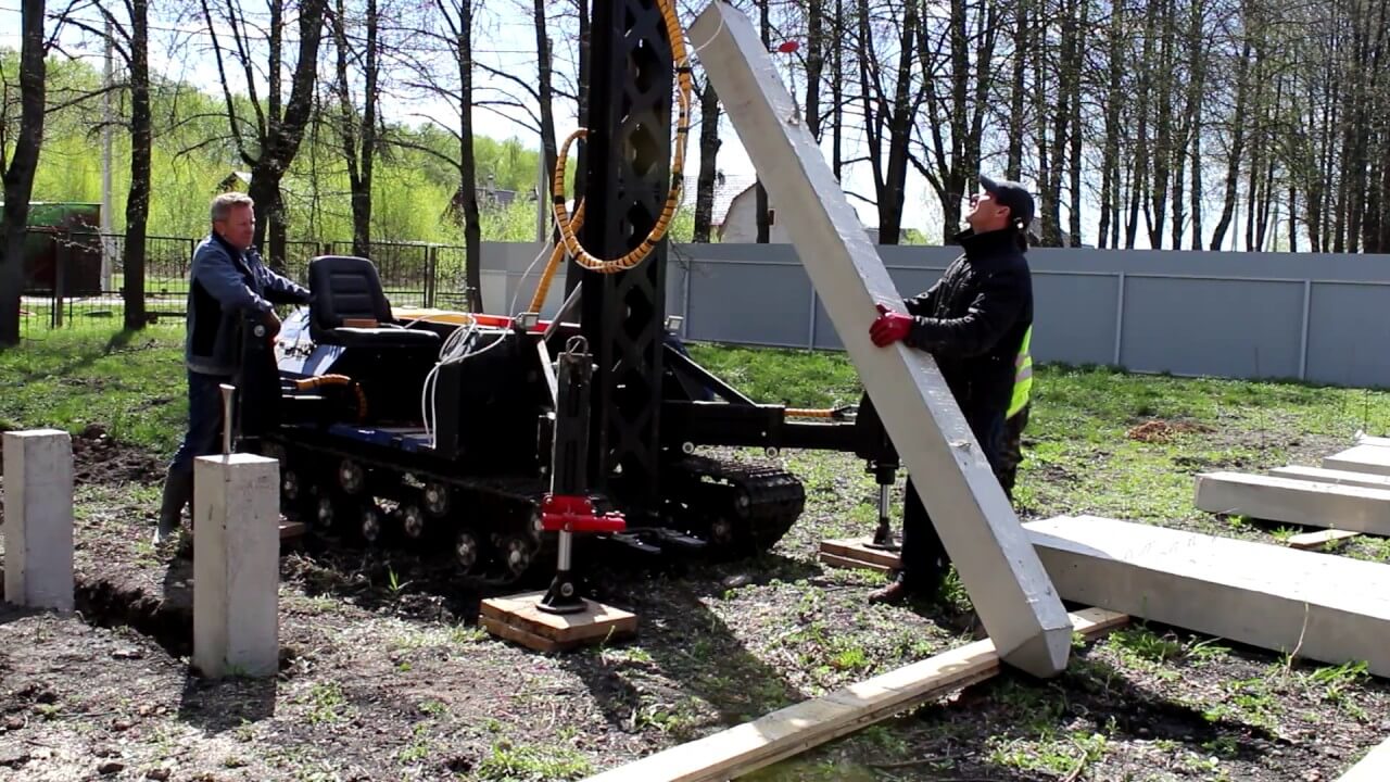 Монтаж ЖБ свай