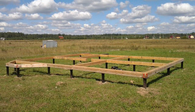 Обвязка винтовых свай