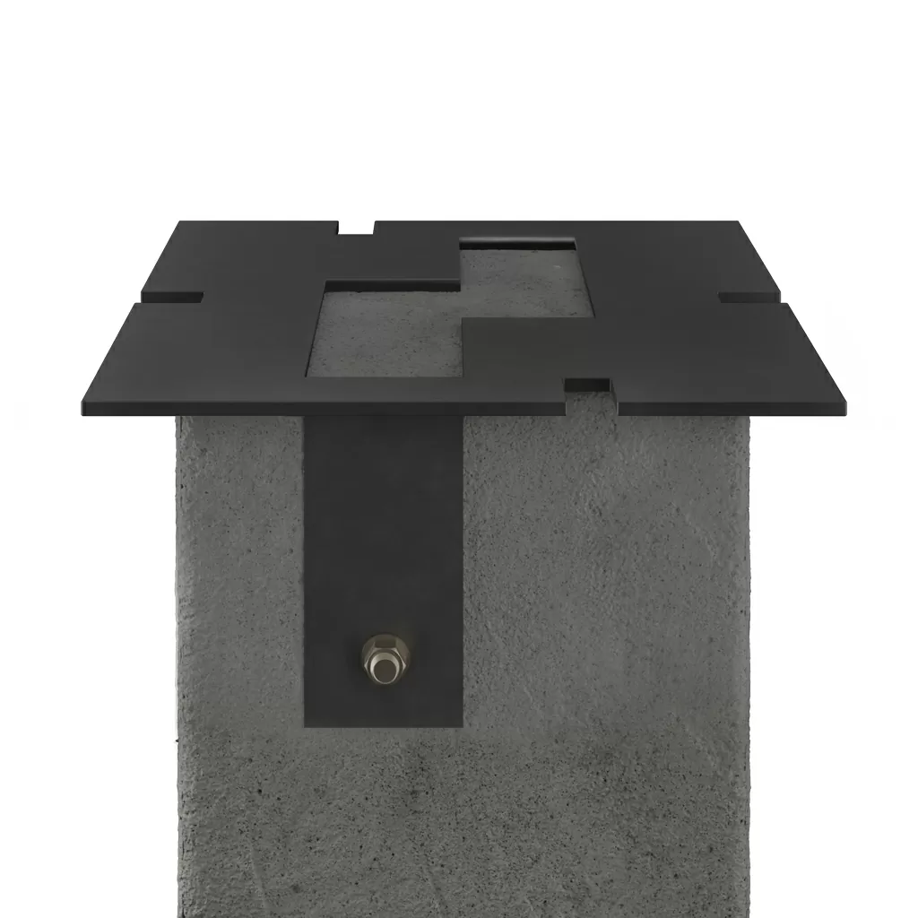 Пластина Оптима+ на ЖБС 250/250/4 мм с боковым креплением стандарт для ЖБ сваи 200x200